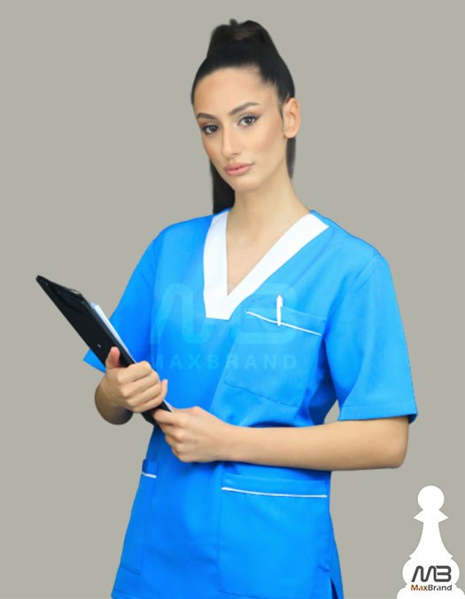 Veshje infermieri, ngjyrë blu