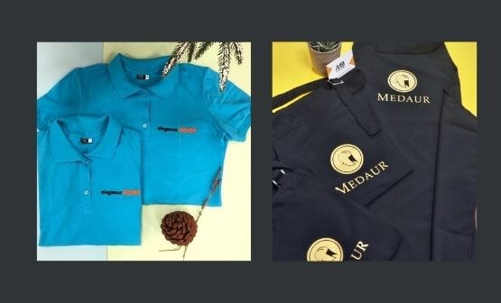 Perparese me togez, Bluze polo me logo